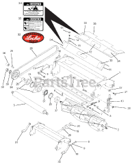 Gravely 895406 (TRM-719) - Gravely Tow-Behind Reel Mower Attachment (SN: 000101 & Above)