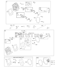 Briggs & Stratton 15C114-1463-E8 - Briggs & Stratton Horizontal Engine Cylinder Head
