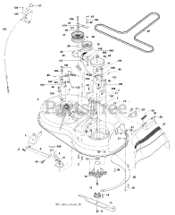 Poulan PO 15538 LT (960120068-01) - Poulan Lawn Tractor (2008-05)