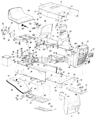 MTD 138-697-000 - MTD Lawn Tractor, Style 7 (1988)