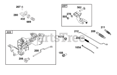 Briggs & Stratton 359775-0005-E1 - Briggs & Stratton Vertical Engine Controls Group