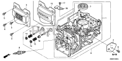 Honda GCV160 LA0 R3A (GJARA) - Honda Engine, Made in USA (SN: GJARA-1000001 - GJARA-9999999)