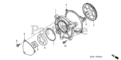 Honda GX360 K1 DD/A (GA01) - Honda Engine, Made in Japan (SN: GA01-1400001 - GA01-9999999) OIL PUMP