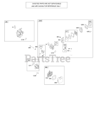 Briggs & Stratton 21032-0010-E1 - Briggs & Stratton Horizontal Engine Air Cleaner, Carburetor, Kit/Gasket Sets-Carburetor