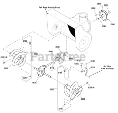 Murray 16533 ES (1696272-00) - Murray 33" Snow Thrower, 16.5hp (2013)