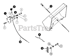 Snapper 1855 (80828) - Snapper Garden Tractor, 18hp Controls: Throttle &amp; Choke