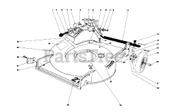 Toro 20610 - Toro Walk-Behind Mower (SN: 009000001 - 009999999) (1979) Housing Assembly