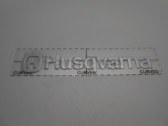 RedMax 532402832 Husqvarna Text Logo Decal, 170mm - image 3