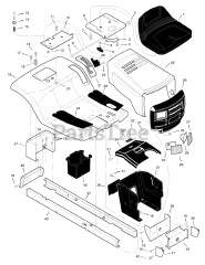 Murray 42590A - Murray 42" Lawn Tractor (1998)