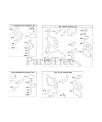 Briggs & Stratton 12R512-0114-B1 - Briggs & Stratton Vertical Engine Kits/Gasket Sets