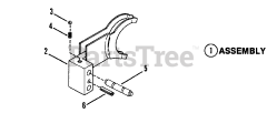 Snapper LT 16332 (82068) - Snapper 33" Lawn Tractor, 16hp Shifter Assembly