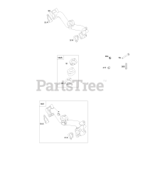 Briggs & Stratton 295347-0120-G1 - Briggs & Stratton Horizontal Engine Intake Manifolds