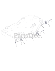 Ariens 915225 - Ariens Ikon-X 52" Zero-Turn Mower, Kawasaki FR, CARB (SN: 035000 - 044999) Anti-Scalp Rollers - 52"