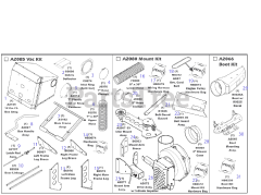 Cub Cadet 59A30051 (59A30051150) - Cub Cadet Clam Shell Collection System (2016 & After) att Replacement Parts