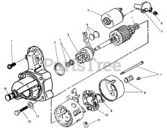 Toro R1-24OE02 (724-Z) - Toro Garden Tractor (SN: 010000001 - 019999999) (1991) Starter
