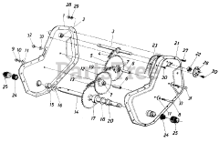 Mark Master 216-405-065 - Mark Master Tiller (1986) Chain Case Wheels
