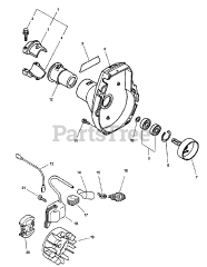 Echo PAS-211 - Echo PAS Series Powerhead Fan Housing Assembly, Clutch, Ignition