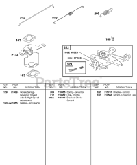 Briggs & Stratton 247432-0113-E9 - Briggs & Stratton Horizontal Engine CONTROLS, GOVERNOR SPRING