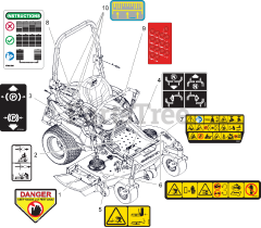 Gravely 997001 (Pro-Turn EV60 SD) - Gravely Pro-Turn 60" Zero-Turn Mower, Electric, Side Discharge (SN: 000101 - 000299)