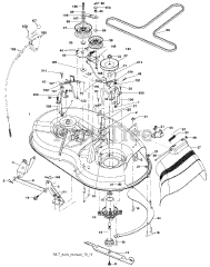 Poulan PO 15538 LT - Poulan Lawn Tractor (2008-09)