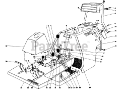 Toro 56080 - Toro 25" Whirlwind Premium Riding Mower (SN: 000000001 - 000999999) (1980)