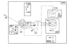 Briggs & Stratton 122802-0410-XX - Briggs & Stratton Vertical Engine Carburetor Assembly
