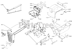 Toro 1-0145 (B-80) - Toro Lawn Tractor (1974) 8.000 Sheet Metal And Covers (plate 8.1)