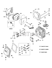 Troy-Bilt 2P70M0D - Troy-Bilt Engine 2P70M0D Cylinder Head