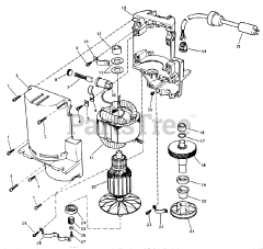 Lawn-Boy 3001 - Lawn-Boy Walk-Behind Mower (SN: 700000001 - 799999999) (1967) Model 1600 Electric Motor