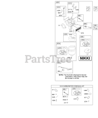 Briggs & Stratton 21A902-0141-E1 - Briggs & Stratton Vertical Engine Carburetor, Kit - Carburetor Overhaul