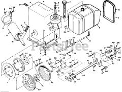 Simplicity 3310 H (990657) - Simplicity Landlord Garden Tractor, 10hp