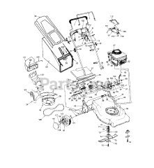 Yard Machines 12A-378N700 - Yard Machines Walk-Behind Mower (1997)