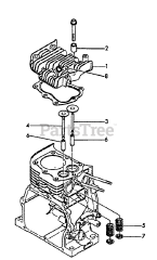 Echo TP-3000 - Echo Trash Pump Cylinder Head
