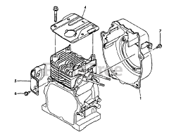 Echo WP-2000 - Echo Water Pump (SN: A1010 - A9999) Fan Housing