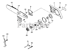 Echo CS-4000 - Echo Chainsaw Clutch, Cutting Attch