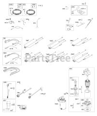 Briggs & Stratton 44Q777-0152-B1 - Briggs & Stratton Vertical Engine Alternator, Wire Harness, Starter, Ignition, EFM