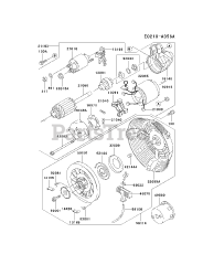 Kawasaki FE250D-AS08 - Kawasaki Engine STARTER
