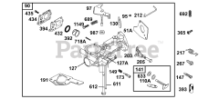 Briggs & Stratton 133252-1049-E1 - Briggs & Stratton Horizontal Engine