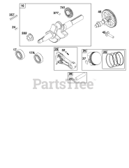 Briggs & Stratton 13H332-1186-H8 - Briggs & Stratton Horizontal Engine