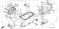 Honda BF130 A2 XA (BZBE) - Honda Marine Engine, Made in Japan (SN: BZBE-1300001 - BZBE-1400000) VAPOR SEPARATOR (1)