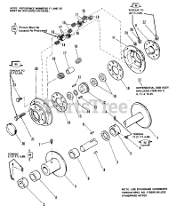Simplicity 7018 H (1690366) - Simplicity Garden Tractor, 18hp Rear Axle &amp; Differential Group (7012, 7016 &amp; 7018)