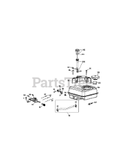 Cub Cadet LS 27 CC (24BG5HM5710) - Cub Cadet Log Splitter (2011) 170-L0-11 Fuel Tank &amp; Mounting