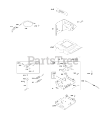 Briggs & Stratton 21M107-0133-E1 - Briggs & Stratton Horizontal Engine Controls, Governor Spring