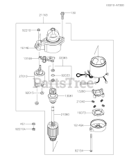 Kawasaki FX921V-ES04 - Kawasaki Engine STARTER (- FX921-A38097)