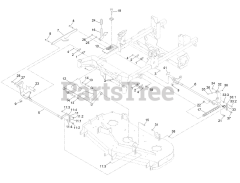 Toro 18757 TE - Toro 132cm Z Master Revolution Zero-Turn Mower (SN: 417300000 - 999999999) Deck Lift Assembly