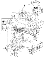 MTD 131-704F - MTD Lawn Tractor (1991)