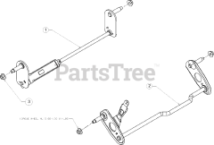 Brute 12A-B2A3778 - Brute Walk-Behind Mower (2016) Axle Assembly
