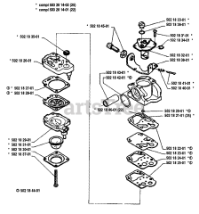 Husqvarna 22 RL - Husqvarna String Trimmer (1988-01) Carburetor Parts