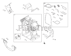 Briggs & Stratton 385447-0025-B5 - Briggs & Stratton Horizontal Engine Cylinder Group