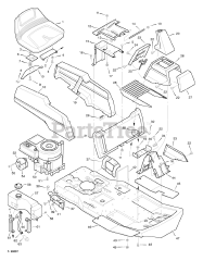 Briggs & Stratton 30576x10B - Briggs & Stratton 30" Rear-Engine Riding Mower (1998)